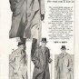 1956 Alligator Coats Ad "rain, sun, cold"