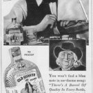 1937 Old Quaker Whiskey Ad "Sailing! Sailing!"