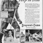 1937 Seagram's Crown Ad "Keep In Trim"
