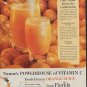 1960 Florida Orange Juice Ad "Powerhouse Of Vitamin C"