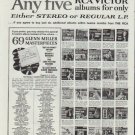 1961 RCA Victor Ad "Any five"