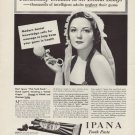 1937 Ipana Toothpaste Ad "Pathetically Childish"