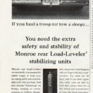 1965 Monroe Shock Absorber Ad "haul a troop"