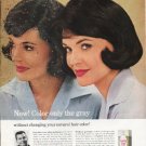 1965 Loving Care Ad "Color only the gray"