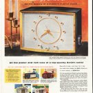 1956 Zenith Ad "modern mantel clock"
