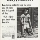 1965 Easter Seal Fund Ad "Hey, Mister"