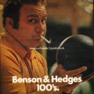 1972 Benson & Hedges Cigarettes Ad "America's Favorite"