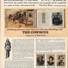 1972 Time-Life Books Ad "The Old West"