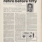 1972 Duraclean International Ad "retire before fifty"