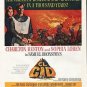1961 El Cid Ad ~ Charlton Heston and Sophia Loren