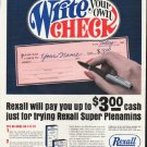 1965 Rexall Ad "Write your own Check"
