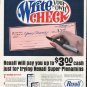 1965 Rexall Ad "Write your own Check"