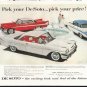 1958 De Soto Ad "Pick your De Soto" ~ (model year 1958)