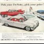 1958 De Soto Ad "Pick your De Soto" ~ (model year 1958)
