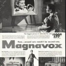 1956 Magnavox Ad "The biggest picture"