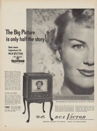 1949 RCA Victor Ad "The Big Picture"