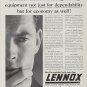 1962 Lennox Ad "Consider Lennox"