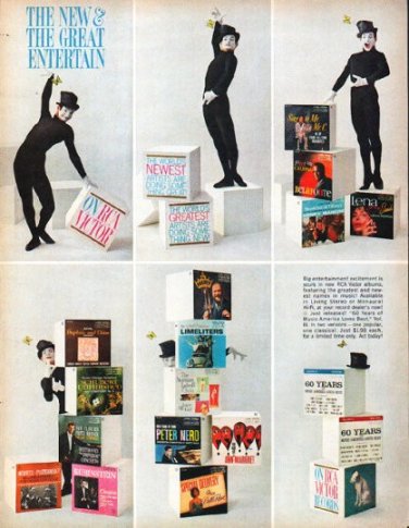 1961 RCA Victor Ad "The New & The Great"