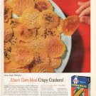 1961 Albers Corn Meal Ad "Crispy Crackers"