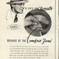 1948 Resistol Hat Ad "Comfort Zone"