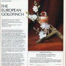 1979 The Royal Society for Protection of Birds Ad "European Goldfinch"