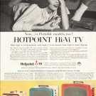 1956 Hotpoint TV Ad "Portable models"