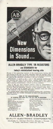 1961 Allen-Bradley Ad "New Dimensions"