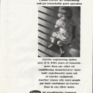 1965 Carrier Air Conditioner Ad "quiet operation"