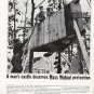 1965 Massachusetts Mutual Life Insurance Ad "man's castle"