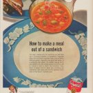 1949 Campbell's Soup Ad "How to make a meal"