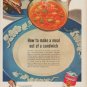 1949 Campbell's Soup Ad "How to make a meal"