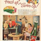 1948 7-Up Soda Ad "all the family"