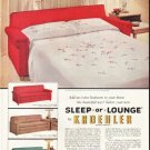 1956 Kroehler Ad "Sleep-or-Lounge"