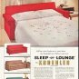 1956 Kroehler Ad "Sleep-or-Lounge"