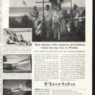 1958 Florida Travel Ad "Rub elbows"