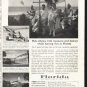 1958 Florida Travel Ad "Rub elbows"
