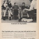 1965 The Equitable Life Assurance Society Ad "Good news"