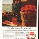 1958 Campbell's Soup Ad "color memory"