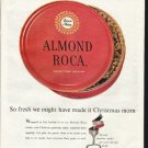 1961 Almond Roca Ad "So fresh"