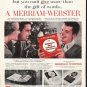 1961 Merriam-Webster Dictionary Ad "friend for life"