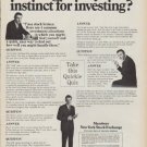 1968 New York Stock Exchange Ad "How good is your instinct"