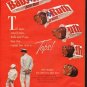 1961 Baby Ruth Candy Bar Ad "Tall men"