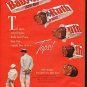 1961 Baby Ruth Candy Bar Ad "Tall men"