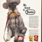 1961 Friskies Dog Food Ad "My brand"
