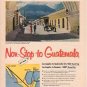 1953 Pan American Airline Ad "non-stop to Guatemala"