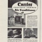 1937 Carrier Air Conditioner Ad "Leading Citizens"