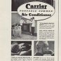 1937 Carrier Air Conditioner Ad "Leading Citizens"