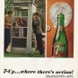 1965 7-Up Ad "where there's action"