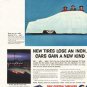 1956 Goodyear Tires Ad "New tires lose an inch"