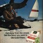 1972 Old Gold Cigarettes Ad "Get away"